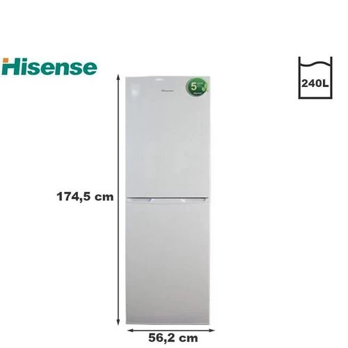 Hisense réfrigérateur Combiné - Rd-34dc4sa - A+ - 240 Litres - 3 Tiroirs Et 1 Ca