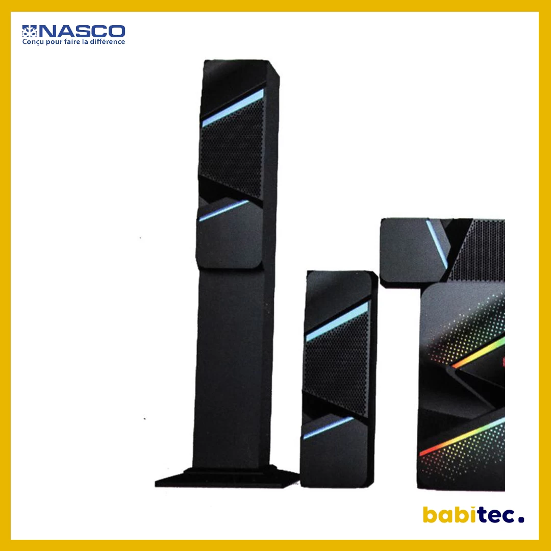 Nasco Home Cinema - 45W - NAS-HT5.1-N918 - Noir - Garantie 03 Mois