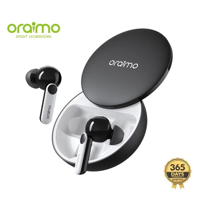 Oraimo OEB-E105D - Ecouteur Bluetooth Sans Fil - 4 ANC 35,5 H - Noir