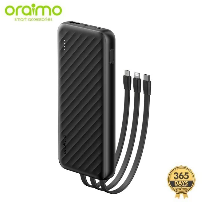 Oraimo PowerBank Charge Rapide - 10000mah 12W - Noir