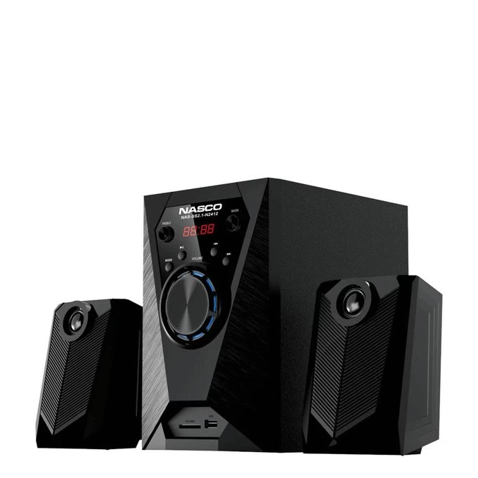 Nasco Lecteur Multimedia 20W - NAS-SS2.1-N2412 - Noir - Garantie 3 Mois