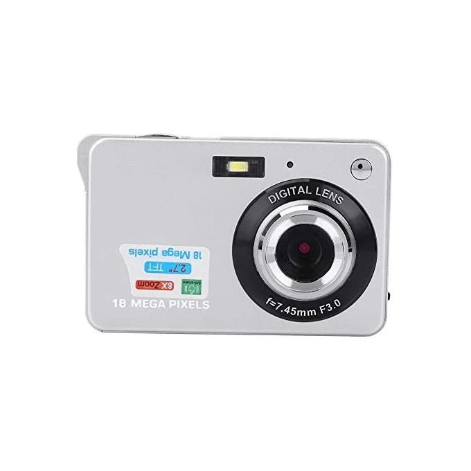 Mini Appareil Photo Numérique, écran LCD 1080P HD 2,7" Zoom Numérique 8X 18MP 30