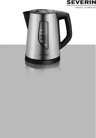 bouilloire électrique Severin WK 3342 (1.5L) -2200 W- Plastique de haute qualité