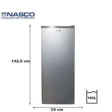 Nasco Congélateur Vertical NASD1-226FL - 180 Litres / 6 Tiroirs /